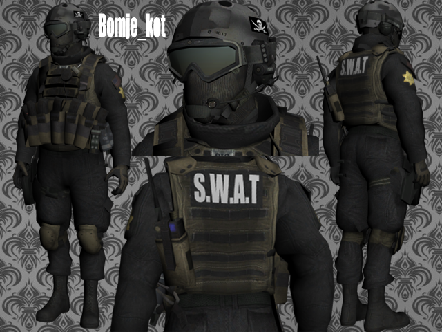 Sa swat. GTA sa SWAT Skin SWAT. SWAT спецназ GTA 5. ГТА Сан андреас бронежилет сват. Спецназ скин сват самп.