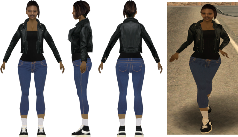 (REL) COPGRL with leather jacket Copgrl3