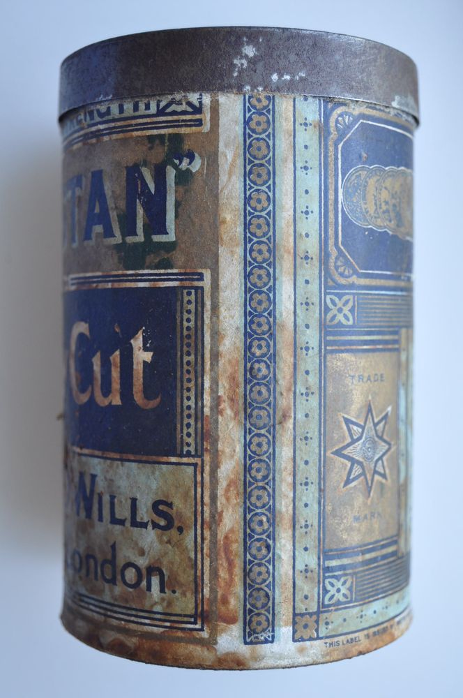 Capstan NAVY CUT Tobacco Large Tin by WD HO Wills  